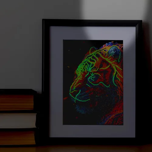 Miniatura 6 de DIAMANTINY - Pintura Tigre por Números, Multicolor, A4, 96026