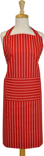 Miniatura 6 de DII Grado profesional y comercial, cocina de rayas de chef, delantal, rojo tango Tango Rojo
