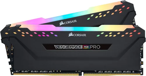 CORSAIR Vengeance RGB PRO DDR4 RAM 32GB (2x16GB) 3200MHz CL16-20-20-38 1.35V Memoria para computadora de escritorio Intel AMD - Negro