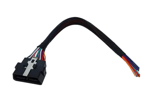 Miniatura 6 de OBD2 J1962 macho a extremo abierto 16pin cable de coleta de 1 pie/11.8 in (cable macho)