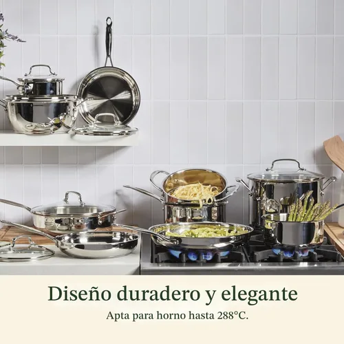 Miniatura 2 de Cuisinart Juego de utensilios de cocina de 17 piezas, colección Chef's Classic Steel 77-17N