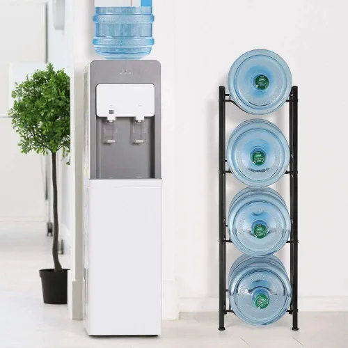 Miniatura 2 de LIANTRAL Estante enfriador de agua, soporte para jarra de agua de 5 galones, estante de almacenamiento para botellas de agua, soporte para botella