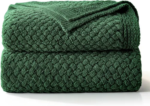 Miniatura 9 de Whale Flotilla Manta de punto grueso, ultra suave, hecha a mano, reversible, de felpilla, para sofá, súper cálida y decorativa, 50 x 60 pulgadas