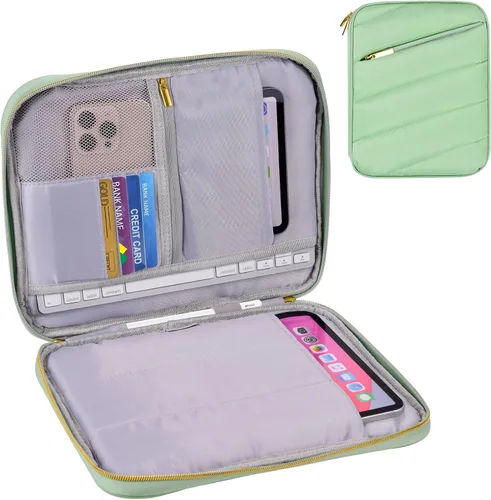 Miniatura 15 de Funda de transporte para iPad de 9 a 11 pulgadas, bolsa acolchada para tableta de viaje para iPad Pro de 11 pulgadas (M4), iPad 10.9