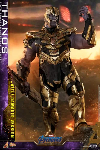 Miniatura 3 de HOT TOYS 1/6 Avengers: Endgame MMS564 Thanos Battle Versión dañada