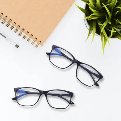 Miniatura 6 de COJWIS Progressive Multifocus Reading Glasses Blue Light Blocking,Spring Hinge Readers for Women Men