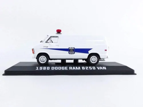 Miniatura 2 de Greenlight 86599 1980 Dodge Ram B250 Van - Policía Estatal de Indiana Escala 1:43