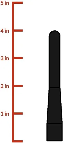 Miniatura 6 de Antena de repuesto Stubby Scion tC 4 pulgadas fabricado en EE.UU. Se instala en cuestión de segundos No se quiebra, no se astillas y no se