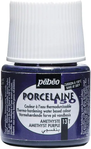 Miniatura 24 de Pebeo Porcelaine 150, Pintura China, Botella 1.5 fl oz - Blanco Perla