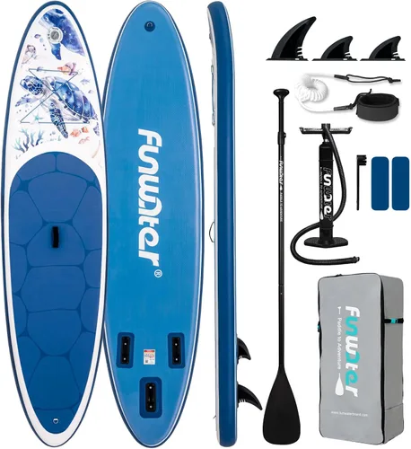 Miniatura 9 de FunWater Tabla de remo inflable ultraligera con accesorios de SUP para adultos y jóvenes de todos los niveles de habilidad