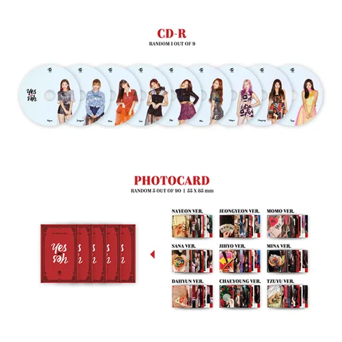 Miniatura 3 de TWICE 6th Mini Album - YES OR YES [ C ver. ] CD + Photobook + Photocards + Yes or Yes Card