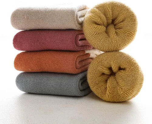Miniatura 5 de Belsmi 6 Pack Calcetines de Bebé Antideslizante Rodilla Alta Medias Calcetines de Invierno