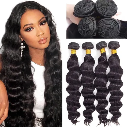 Miniatura 15 de Extensiones de cabello humano lacio 12A con cierre de encaje HD de 5 x 5 (16, 18, 20 + 14 pulgadas), tejido de cabello humano virgen brasileño 100%