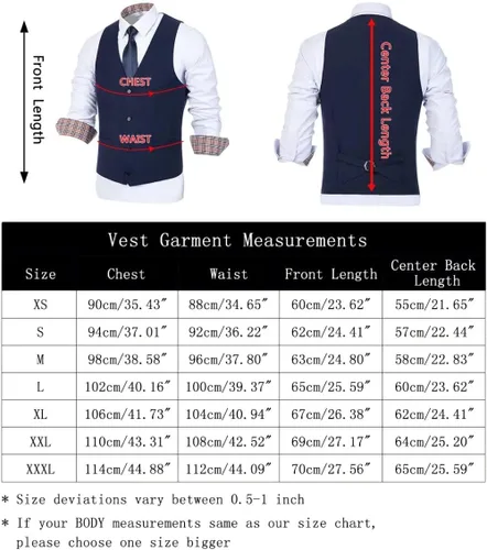 Miniatura 2 de Chaleco de traje para hombre, chaleco de negocios, chaleco de vestir formal para hombres con 4 botones de ajuste delgado