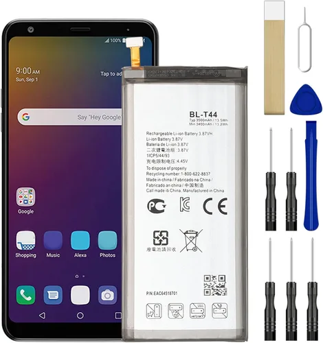 DDONG Para LG Stylo 5 Reemplazo de batería BL-T44 LMQ720TS LMQ720CS LMQ720PS LMQ720MS Q60 LM-X525WA con adhesivo de kit de herramientas gratuito