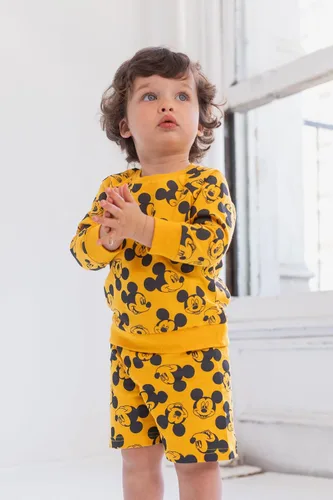 Miniatura 5 de Disney Mickey Mouse Winnie the Pooh Lion King Toy Story Jack Skellington - Sudadera y pantalones cortos de felpa francesa para recién nacidos a