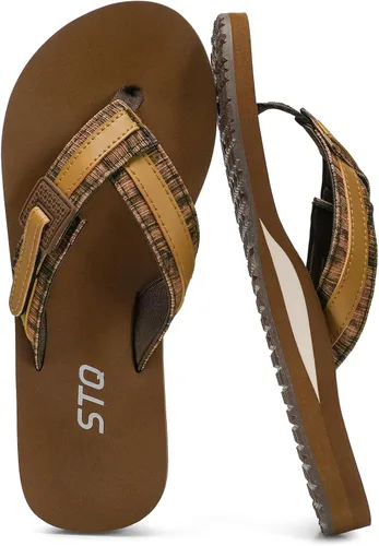 Miniatura 11 de STQ Sandalias ortopédicas para mujer, sandalias de playa ajustables con soporte de arco para aliviar la fascitis plantar