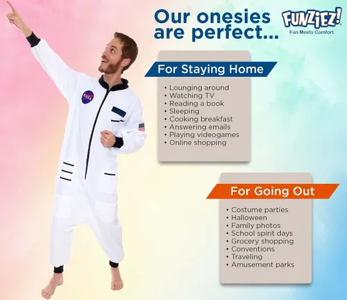 Miniatura 5 de Silver Lilly Disfraz de astronauta de una pieza para adultos, disfraz de cosplay, plateado