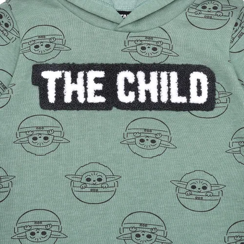 Miniatura 3 de STAR WARS Baby Yoda - Sudadera con capucha para niños pequeños y pequeños, color verde