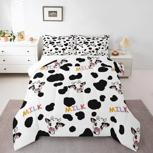 Miniatura 41 de Feelyou Juego de edredón rústico de ciervos para niños, edredón de caza de ciervos para niños, adolescentes, juego de ropa de cama de cuernos