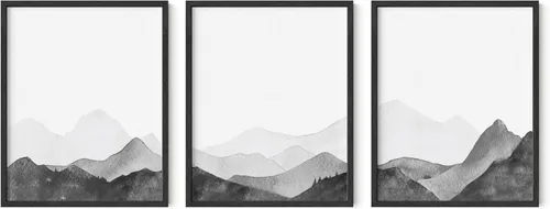 Miniatura 27 de HAUS AND HUES Arte de pared moderno de mediados de siglo, decoración bohemia para pared, juego de 3 impresiones artísticas de sol, decoración