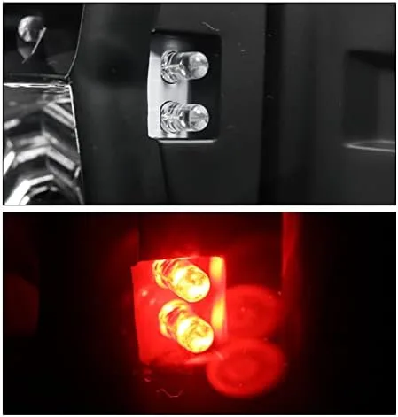 Miniatura 8 de Luces traseras LED de freno traseras negras compatibles con Jeep Grand Cherokee 1999-2004