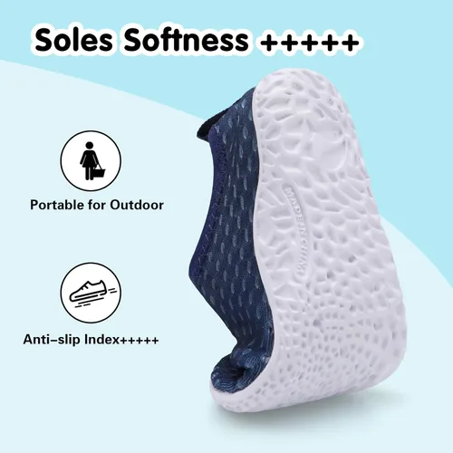 Miniatura 6 de Centipede Demon Zapatos de agua para niños y niñas, calcetines acuáticos descalzos para natación, playa, calcetines de verano, transpirables