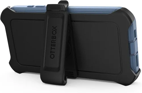 Miniatura 5 de OtterBox Funda para iPhone 15 Pro (solamente) Defender Series - Baby Blue Jeans (azul), sin pantalla, resistente y duradera, con protección
