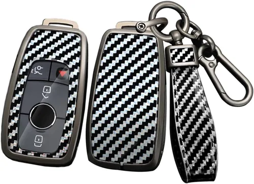 Miniatura 11 de ontto Funda para llavero para Mercedes Benz Clase E, Clase G, Clase S, W213 2017 en adelante, cubierta de llave de coche, carcasa de metal