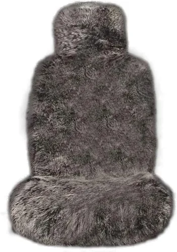 Miniatura 6 de Maples 1 PC Funda de Asiento de Coche de Piel de Oveja Sintética Mullida de Lana para Auto SUV Camiones Ajuste Universal, Cojines de Asiento