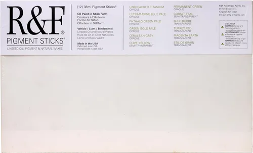 Miniatura 170 de Pinturas R&F Hechas a Mano - Palo de Pigmento al Óleo Profesional, Gris Neutro Medio, 188 ml