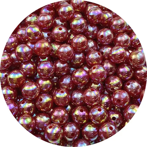 Miniatura 14 de 400 piezas cuentas de perla de 8mm AB cuentas de plástico brillantes y coloridas cuentas espaciadoras sueltas para hacer joyas, aretes, pulseras