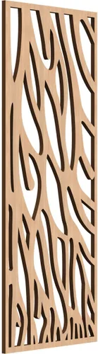 Miniatura 177 de 9 3/8"W x 24 3/8"H x 1/4"T Bristol Decorativos Paneles de Pared de Madera Calado, Cereza