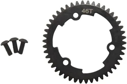 Miniatura 2 de Para Racing Steel Spur Gear 46T Dientes RC Truck TRAXS X-maX 1/5 Rueda de engranajes de control remoto Juguetes Accesorios de neumáticos A