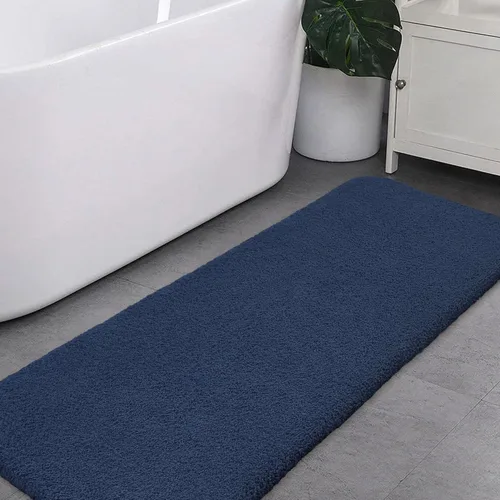 Miniatura 35 de VANZAVANZU Alfombras de Baño Antideslizantes Ultra Suaves Absorbentes de Microfibra Esponjosas Gruesas Alfombras de Baño Lavables a Máquina Gris
