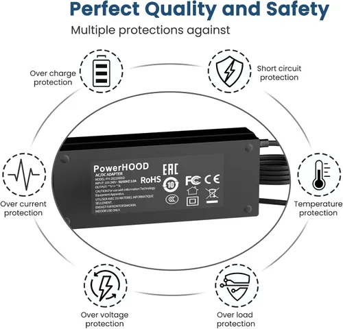 Miniatura 5 de Adaptador CA/CC de 19 V compatible con LG CineBeam Q HU710PB 4K Proyector portátil inteligente HU710PB-GL TV Proyector de cine en casa 19 V CC 19 V