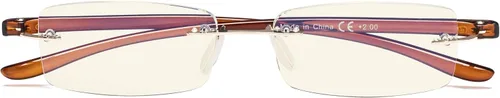 Miniatura 10 de CessBlu Lentes de lectura para computadora para hombres y mujeres, filtro de luz azul, antirreflejos, protección contra rayos UV, lentes de lectura