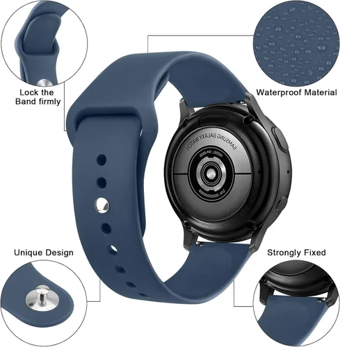 Miniatura 2 de Vanjua Bandas de silicona para Amazfit GTR mini / GTR 1.654 in Band, Amazfit GTS 4 / GTS 4 Mini / GTS 3 / GTS 2 / GTS 2e / GTS 2 mini / GTS, Amazfit