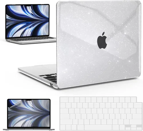 Miniatura 51 de IBENZER Funda para MacBook Air de 13 pulgadas 2026 2025 2024 2023 2022 M4 A3240 M3 A3113 M2 A2681, funda rígida con cubierta de teclado ScreenFilm
