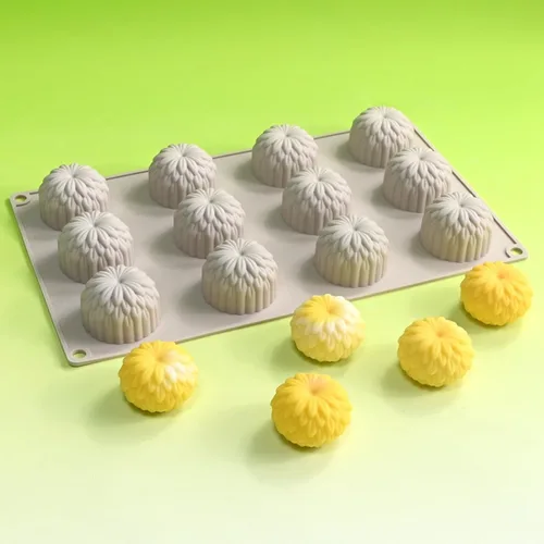 Miniatura 15 de Molde de silicona para postres, juego de 2 moldes para huevos de luna para trufas, tartas de queso, chocolate, mousse, cupcakes, flexible