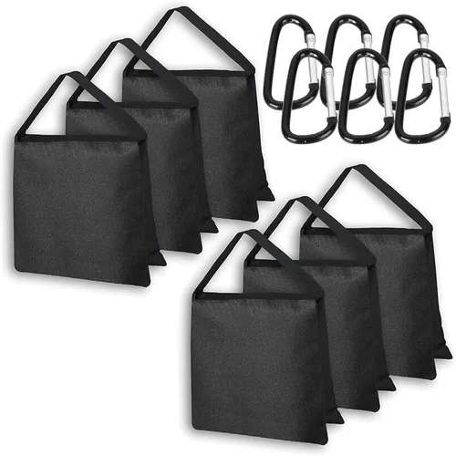 EMART Bolsa de arena resistente mejorada, bolsa de peso para estudio de video fotográfico, diseño de alforja para fotografía, soporte ligero, base