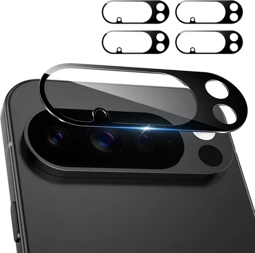 Paquete de 4 protectores de pantalla para lente de cámara Google Pixel 10 Pro XL, vidrio templado 9H, decoración compatible con Google Pixel 10 Pro