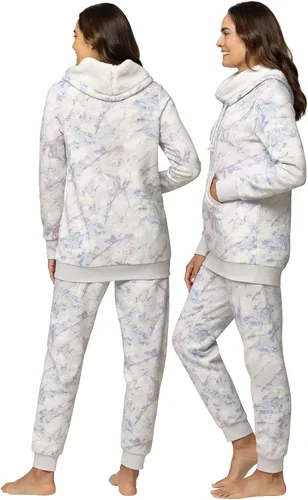 Miniatura 2 de PajamaGram Conjuntos de pijama para mujer - Pijamas de invierno para mujer, cuello vuelto