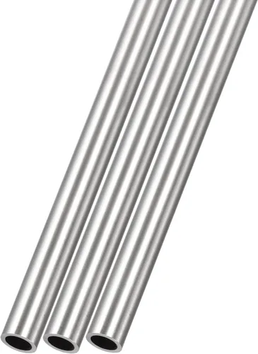 Miniatura 22 de METALLIXITY Tubo de acero inoxidable 316 (0.079 in de diámetro x 0.012 in de pared T x 9.843 in de largo), 3 piezas, tubo recto - para muebles
