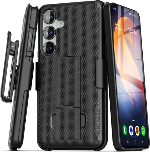 Miniatura 11 de DuraClip - Funda para Samsung Galaxy S22 con clip para cinturón, funda delgada con funda (S22)