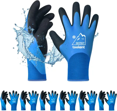 Miniatura 11 de Guantes de trabajo de invierno impermeables para hombres y mujeres, pantalla táctil, guantes para congelador, aislados térmicamente, para clima frío