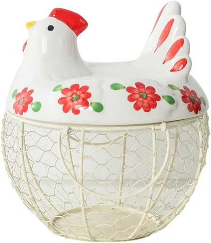 Miniatura 10 de Cesta de almacenamiento de huevos de estilo granja/cestas decorativas de almacenamiento de cocina