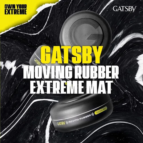 Miniatura 7 de GATSBY Moving Rubber Extreme Mat Hair Styling Wax versión de EE. UU. – Fuerte sujeción, acabado mate, 80 g/2.8 oz por Mandom para lograr cualquier