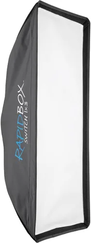 Westcott Interruptor rápido de 1 x 3 para estudio de fotografía portátil y caja de luz Stripbank On Location – Compatible con múltiples marcas de