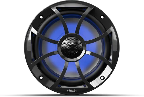 Miniatura 8 de Wet Sounds Recon 6-BG RGB Altavoces coaxiales marinos de alto rendimiento estilo componente de 6.5" con rejilla negra y retroiluminación RGB